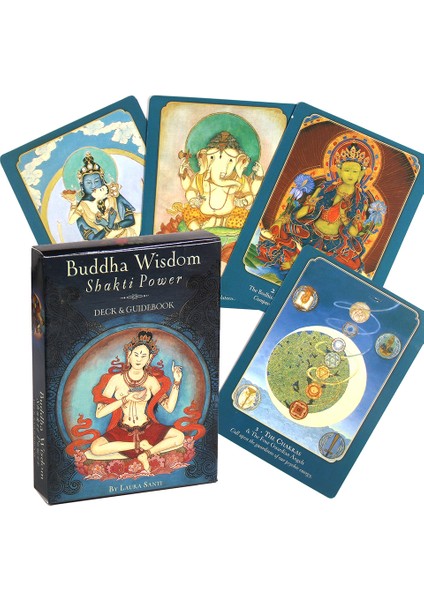 Yeşil Stil Buddha Bilgelik Shakti Güç Orak Kart Tarot Kart Destesi Laura Santi Ile Kılavuz Kitap Pdf - (Yurt Dışından)