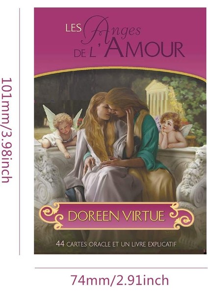 Koyu Gri Tarzı Kader Oyunu Orak Kart Destesi Romantik Melekler Oracle Kartları Türkçe Ingilizce Eğlence Oyunları Için Oyun Tahtası Parti Kişisel Eğlence (Yurt Dışından)