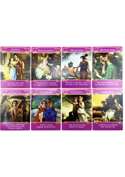 Koyu Gri Tarzı Kader Oyunu Orak Kart Destesi Romantik Melekler Oracle Kartları Türkçe Ingilizce Eğlence Oyunları Için Oyun Tahtası Parti Kişisel Eğlence (Yurt Dışından)
