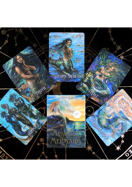 Siyah Stil Altın Tekerlek Tarot 78 Kart Destesi Rusça Baskı Masallardan Esinlenilmiş Mila Losenko Aeclectic Crisp Fal Kartları Oyunu (Yurt Dışından)