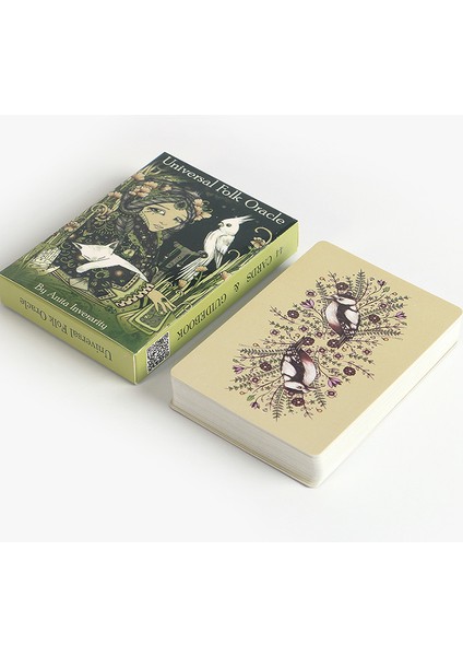 Altın Lenormand Stili Evrensel Halk 44 Kartlı Oracle Destesi Tam Ingilizce Versiyon Pdf Kılavuz Kitap Falcılık Oyunu Parti Oyunu Oynama Kartları Tarot (Yurt Dışından)