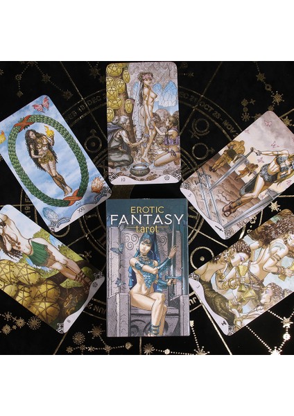 Derin Mavi Tarzı Günlük Tarot Mini Tarot Destesi - Kart Oyunu Orak 78 Kart Tam Renkli Kullanarak Tarot'un Antik Bilgeliğini Takip Ediyor (Yurt Dışından)