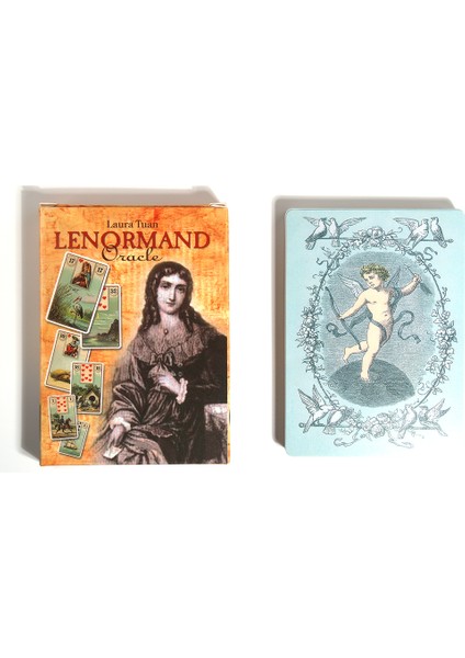 Kumral Tarzı Lenormand Oracle Kartları Aşk ve Romantizm Oyun Destesi Tarot Tahtası Marie Anne Lenormand Ünlü Napoleon (Yurt Dışından)