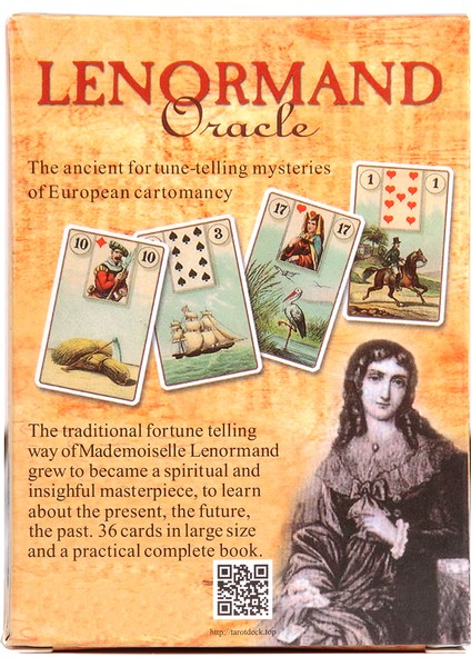 Gök Mavisi Tarzı Lenormand Oracle Kartları Aşk ve Romantizm Oyun Destesi Tarot Tahtası Marie Anne Lenormand Ünlü Napoleon (Yurt Dışından)