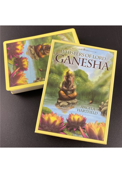 52 Adet TS06 Stili Lord Ganesha Fısıldamaları Oracle Destesi Masası Oyunu Büyülü Kader Falcılık Tahta Tarot Kartları - Türkçe (Yurt Dışından) indirimleri