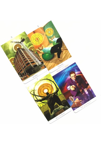 Derin Mavi Tarzı 78 Kartlı Şehir Tarot Kartı Oracle Kartları Kader Falı Fal Tahtası Tarot ve Çeşitli Tarot Seçenekleri - (Yurt Dışından)