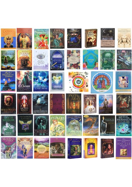 Oracle Kartları Stili Çeşitli Tarot Kartları Tam Ingilizce Tarot Kartları Aile Tatili Parti Oyun Kartları Destesi Tarot Kartı Kehanet Masası Board Games Set (Yurt Dışından) fiyatları