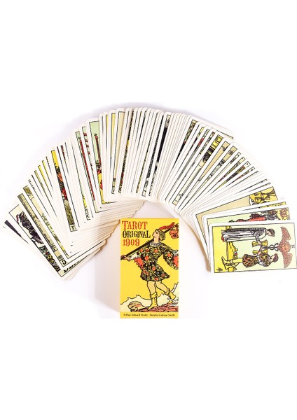 Altın Tarzı Klasik Ingiliz Tarot 78 Kart Popüler Oyun Kartı Masa Oyunu - (Yurt Dışından) modelleri