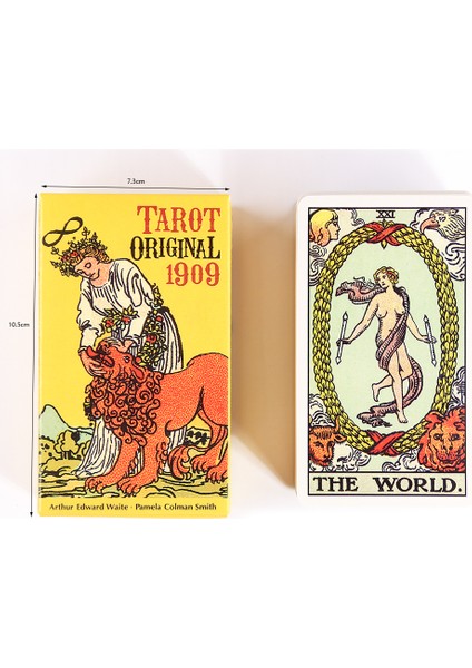 Altın Tarzı Klasik Ingiliz Tarot 78 Kart Popüler Oyun Kartı Masa Oyunu - (Yurt Dışından) fırsatları