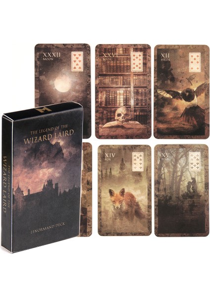 Stili Temizle Büyücü Laird Tarot Destesi Oracle Fal Kartı Oyunu Oyuncak Hediye Masa Oyunu Astroloji Kutsal Öz-Bakım (Yurt Dışından)