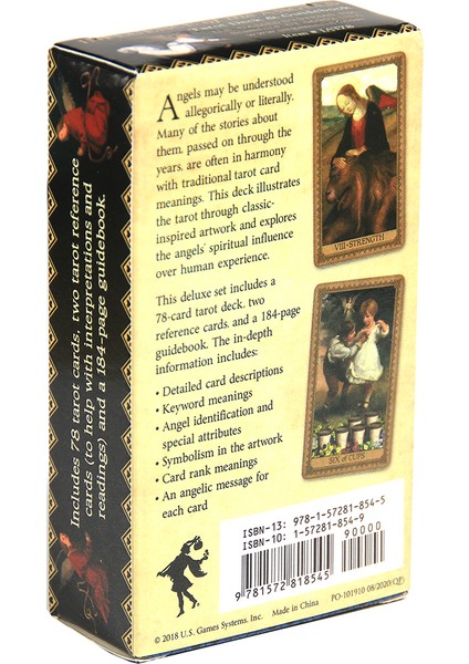 Koyu Gri Tarzı Meleklerin Etkisi Tarot 78 Kartlık Klasik Ilhamlı Sanat Eserleri ve Pdf Rehberli Poker Boyutlu Arkadaşlar Tarot Arcanum Dreams - (Yurt Dışından) fırsatları