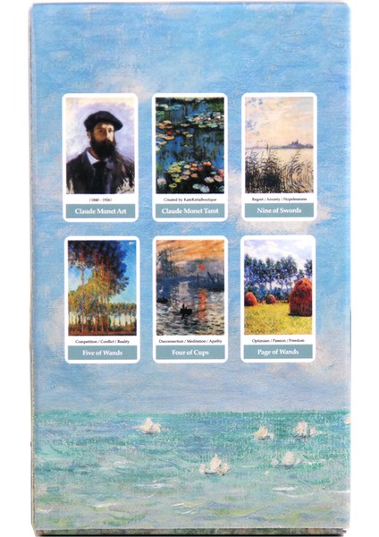 Sarı Stil Claude Monet Tarot Destesi Edebiyat Sanat Tarot Kart Oyun Hediye Ile Pdf Rehber Kitap Kart Oyunu Oyun Tahtası 78 Kart Başlangıç Seviyesi - E-Ticaret Başlığı (Yurt Dışından) fırsatları
