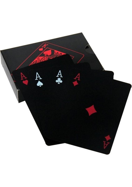 Yaratıcı Pvc Poker Su Geçirmez Masa Oyunu Oynama Kartları Seti Trend Deck Poker Klasik Sihir Numarası Aracı Parti Hediyesi Magic Box (Yurt Dışından)
