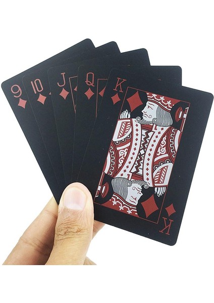 Yaratıcı Pvc Poker Su Geçirmez Masa Oyunu Oynama Kartları Seti Trend Deck Poker Klasik Sihir Numarası Aracı Parti Hediyesi Magic Box (Yurt Dışından)