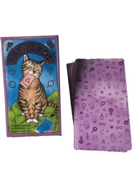 Mor Tarzı Tarot Lunalapin Tavşan Tarot Destesi - Fal Bakma Kartları - Eğlenceli Oyun ve Gece Partisi Için Masanın Üzerine Kart Oyunu - Kehanet ve Oracle Kartları (Yurt Dışından)