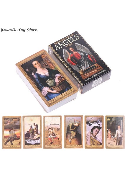 Derin Mavi Tarzı 78 Kart Litha Çocukları Tarot Kartları Oracle Kartları Fal Kartları Eğlence Partiler Oyunu Tarot ve Çeşitli Tarot Seçenekleri (Yurt Dışından)