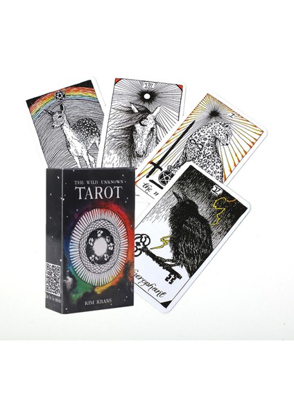Sarı Stil 78 Kart The Wild Unknown Tarot Destesi Kartları Oyunları Türkçe Versiyon Arkadaşlar Parti Zeka Oyunu Fal Kehanet Tarot Kartları (Yurt Dışından)