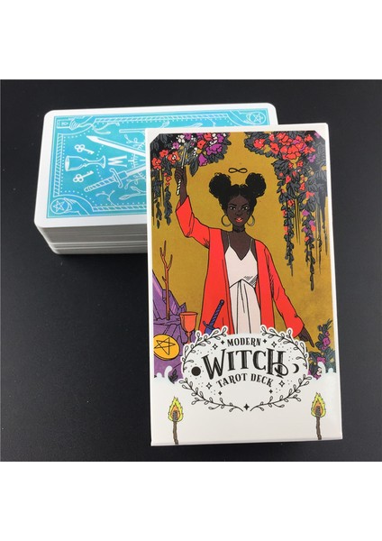 78 Adet TT47 Stili Modern Cadı Tarot Destesi Oracle Kartları Rehberlik Fal Bakma Kader Tarot Kartları Aile Çocuklar Yetişkin Parti Oyunu - E Ticaret Başlık (Yurt Dışından) fırsatları