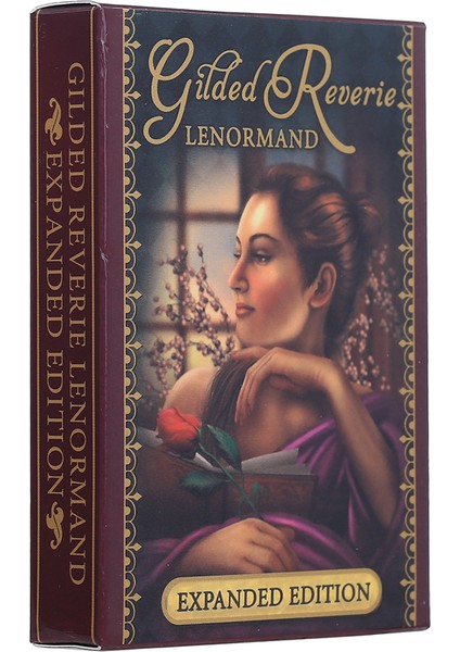 Koyu Gri Tarzı Oracle Tarot Kartları Gilded Reverie Lenormand Genişletilmiş Baskı Oyun Kartları - Parti Oyunları Için (Yurt Dışından) modelleri