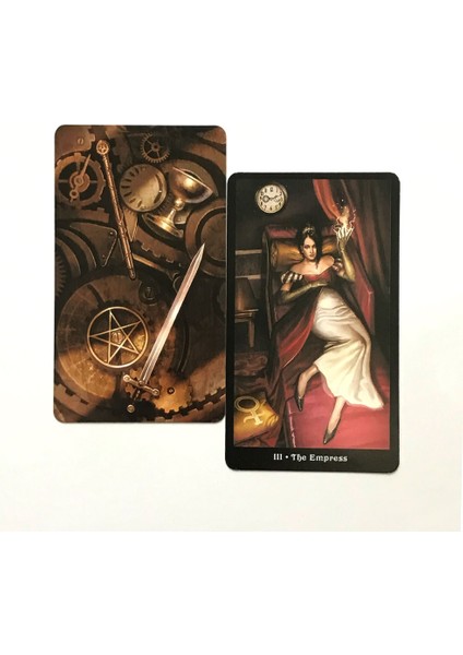 Tarot Çanta Stili 78 Kart Steampunk Tarot Orak Kartları Kader Falı Fal Tahtası Oyunu Tarot ve Çeşitli Tarot Seçenekleri Pdf Rehberi (Yurt Dışından) modelleri