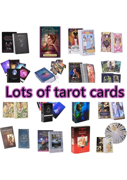 Erik Tarzı 26 Stil Tarot Kart Seti - Aşk Melekleri ve Modern Cadı Tarot Destesi - Rider Board Oyunları Pdf - E-Ticaret Başlık (Yurt Dışından)