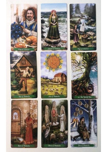 49X49CM Tarzı Yeni Tarot Destesi Orak Kartlar Falcılık Yeşil Cadı Tarot Kartları Kadınlar Kızlar Oyun Tahtası Oyunu - Türkçe (Yurt Dışından) fırsatları