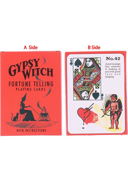 1 Kutu Tarot Destesi Kartlar Çingene Cadı Fal Bakma Tarot Oracle Kartı Kehanet Falcılık Oyunu 78 Parça (Yurt Dışından) fırsatları