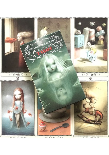 Ruh Gerçeği Tarzı 78 Kart Nicoletta Ceccoli Tarot Kartı Oracle Kartı Kader Falcılığı Oyunu Tarot ve Çeşitli Tarot Seçenekleri Için (Yurt Dışından) modelleri