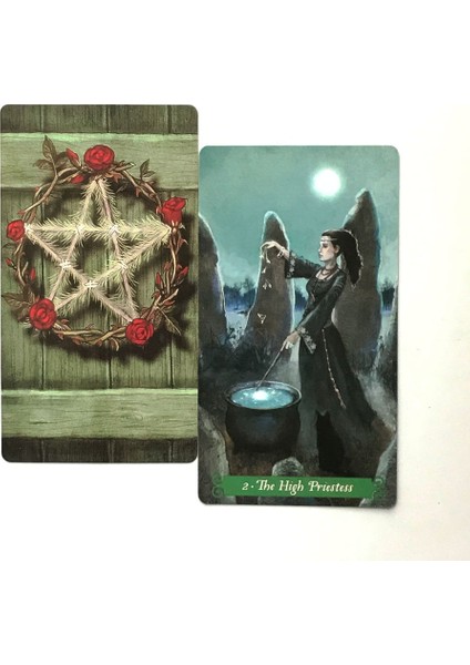 Stili Temizle 78 Kart Yeşil Cadı Tarot Oracle Kartları Kader Falı Hazine Avcısı Tarot ve Çeşitli Tarot Seçenekleri Için Pdf Rehberi (Yurt Dışından)