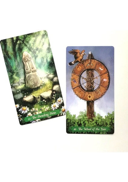 Stili Temizle 78 Kart Yeşil Cadı Tarot Oracle Kartları Kader Falı Hazine Avcısı Tarot ve Çeşitli Tarot Seçenekleri Için Pdf Rehberi (Yurt Dışından)