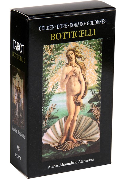 Turuncu Tarzı Altın Botticelli Tarot Kartları - E-Ticarette En Iyi On Desteden Bir Kart Destesi (Yurt Dışından)