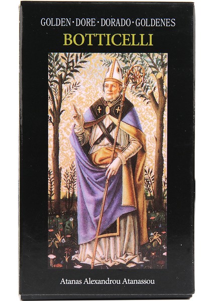 Turuncu Tarzı Altın Botticelli Tarot Kartları - E-Ticarette En Iyi On Desteden Bir Kart Destesi (Yurt Dışından)