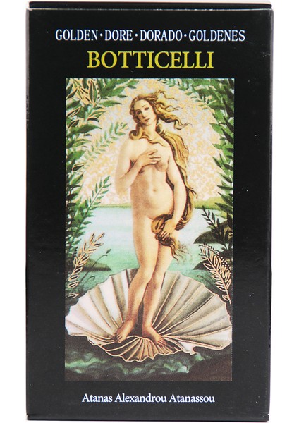 Turuncu Tarzı Altın Botticelli Tarot Kartları - E-Ticarette En Iyi On Desteden Bir Kart Destesi (Yurt Dışından)