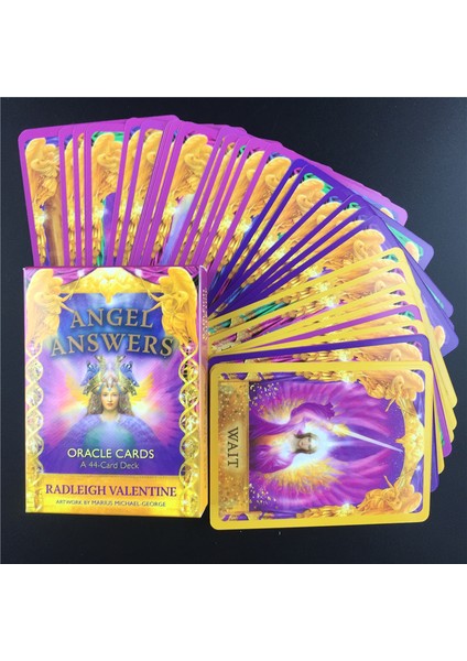 44 Adet TS78 Stili Melek Raphael Şifa Tarot Kartları Tüm Ingilizce Destesi Oyun Arkadaş Parti Oynama Poker Fal Kartları Yeni Geliş Amac: (Yurt Dışından)