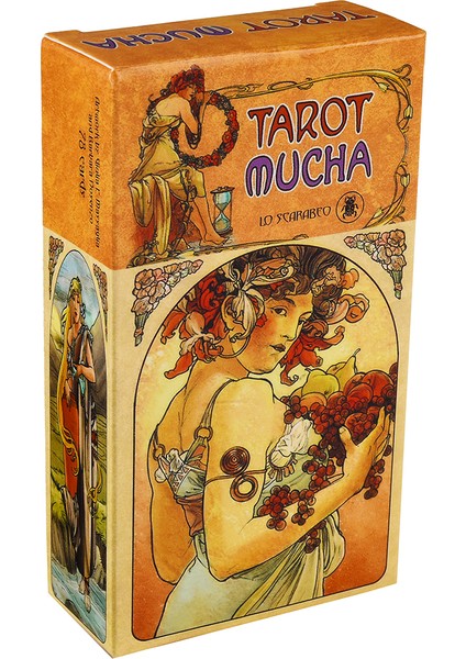 Tarot Mucha Stili Antik Anatomi Tarot 78 Kart Destesi Ingilizce Sürüm Klasik Tarot Kartı Kehanet Oyunları Oynama Modern (Yurt Dışından)