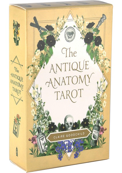 Tarot Mucha Stili Antik Anatomi Tarot 78 Kart Destesi Ingilizce Sürüm Klasik Tarot Kartı Kehanet Oyunları Oynama Modern (Yurt Dışından) fırsatları