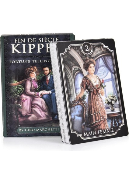 4.5X7CM Kapak 100 Adet Tarzı 39-Kart Fın De Sıècle Sıecle Kıpper Fal Bakma Destesi Oracle Kartları Ciro Marchetti Ezoterik Oyun Yeni Ciro Marchetti (Yurt Dışından) fiyatları