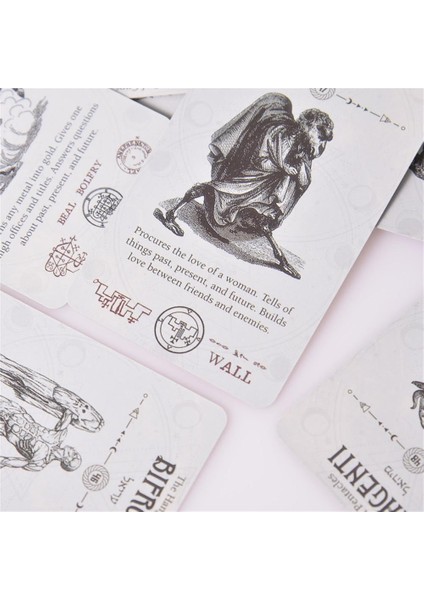 NO.115 Stili Okült Tarot Masa Kartları Ingilizce Versiyonu Orakül Falcılık Kader Oyunu Destesi Oyun Kartı Ile Pdf Kılavuz Kitapçık Ile E-Ticaret Başlığı (Yurt Dışından) fırsatları