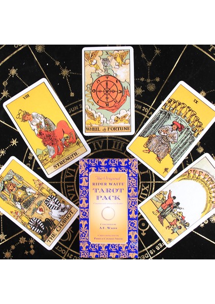 Kırmızı Stil Sınır Tanımayan Tarot 78 Kart Destesi Popüler Fal Bakımı Yeni Başlayanlar Için Oracle Klasik Rider Tarot - Tarot Kartları (Yurt Dışından)