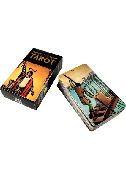 Kara Melekler Tarot Stili Sıcak Satış Yapan Işık Dolu Ruh Tarot Kartları Tarot Destesi Rehber Kitap Ile Birlikte Oyun Tahtası Oyunu Kader Falı Eğlence Oyunu (Yurt Dışından) indirimleri