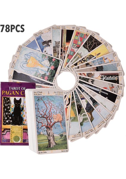 No.21 Tarzı Işık Seer'in Tarot Kartları Destesi Oyunları Oracle Parti Oyun Kartı Ingilizce Tarot Masa Oyunu Fal Kader Yüksek Sınıf (Yurt Dışından)