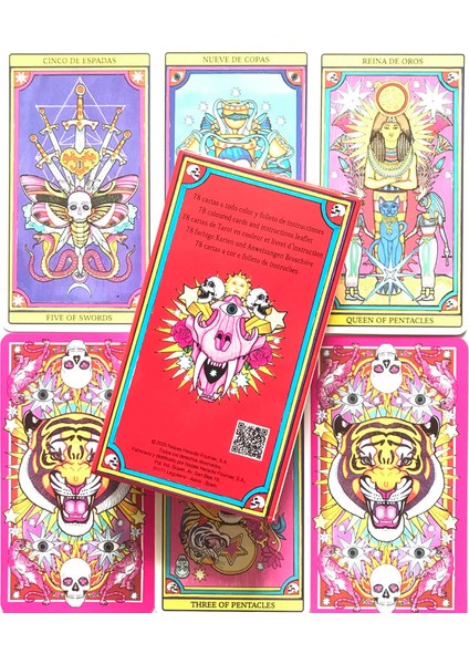 Tarot Tarzı Üç Kart Falcı Kart Eğlence Parti Kartları Oyunu ve Çeşitli Falcı Seçenekleri (Yurt Dışından)