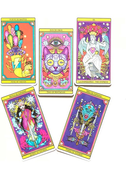 Tarot Tarzı Üç Kart Falcı Kart Eğlence Parti Kartları Oyunu ve Çeşitli Falcı Seçenekleri (Yurt Dışından)