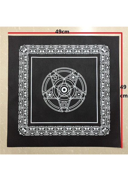 1 Adet Masa Örtüsü Tarzı Cadılar Bilgeliği Oracle Tarot Kartları - Aile Partisi Oyun Kartları - Eğlenceli Oyunlar (Yurt Dışından)