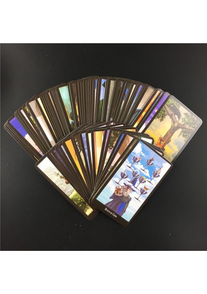 78 Adet TT24 Tarzı Cadı Tarot Destesi Kartları Gelecek Kader Göstergesi Tahmin Kartları Hediye Masa Oyunu Kutu Oyunu - (Yurt Dışından) modelleri