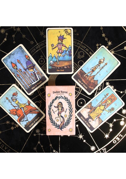 Turuncu Tarzı Sınır Tanımayan Tarot 78 Kart Destesi Popüler Fal Bakımı Yeni Başlayanlar Için Oracle Klasik Rider Tarot - Tarot Kartları (Yurt Dışından)