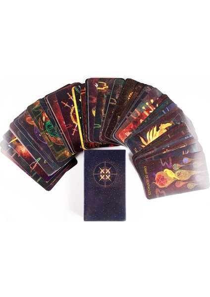 Kahin Tarzı Pdf Kılavuzu Ile Aile Partisi Eğlence Masası Oyunu Tarot Destesi Fal Bakma Kehanet Orak Kartları (Yurt Dışından)