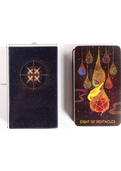 Kahin Tarzı Pdf Kılavuzu Ile Aile Partisi Eğlence Masası Oyunu Tarot Destesi Fal Bakma Kehanet Orak Kartları (Yurt Dışından)