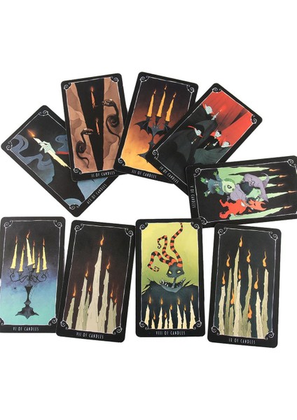 Tarot Kartları Stili Noel Kabusu Tarot Masası Oyunu Ingilizce Falcılık Tarot Aile Parti Oynama Kartları (Yurt Dışından)