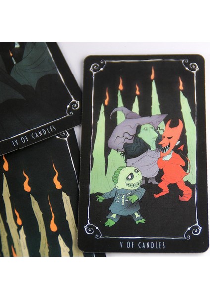 Tarot Kartları Stili Noel Kabusu Tarot Masası Oyunu Ingilizce Falcılık Tarot Aile Parti Oynama Kartları (Yurt Dışından)